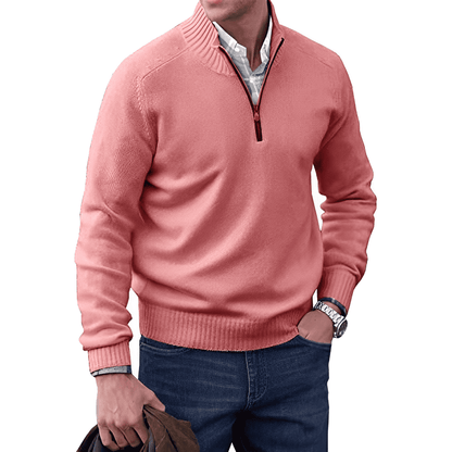 Nils - Eleganter Pullover mit Reißverschluss