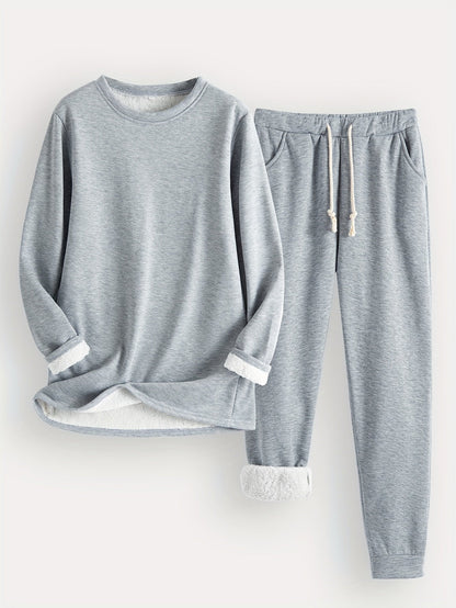 Olivia | Thermoset | Weicher Pullover + lange Hose