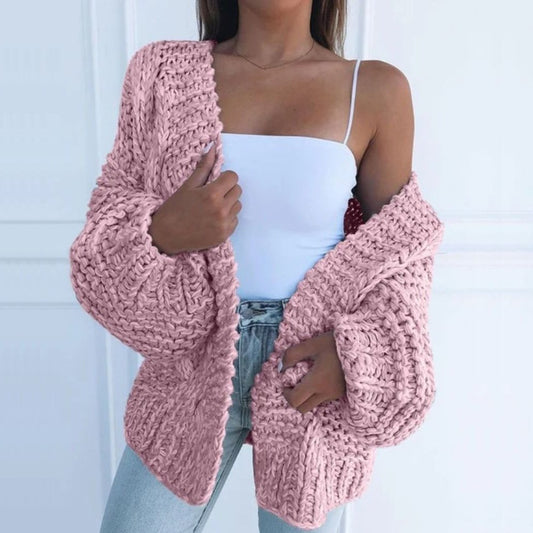 Anna Weiche, luxuriöse Strickjacke